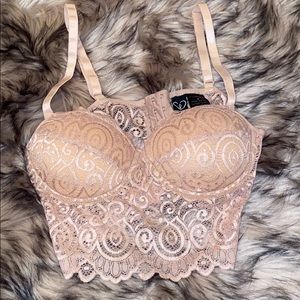lace bra top
